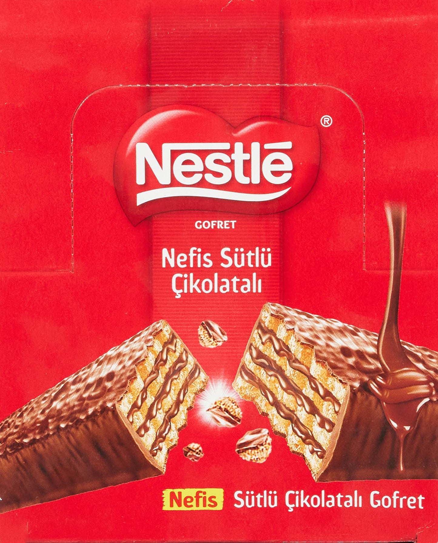 Nestle gofret red wafer