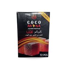 coco avana coconut charcoal 1kg 72pcs