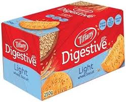 tiffany Digestiive light wheat biscuit 250g