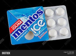 mentos ice gum